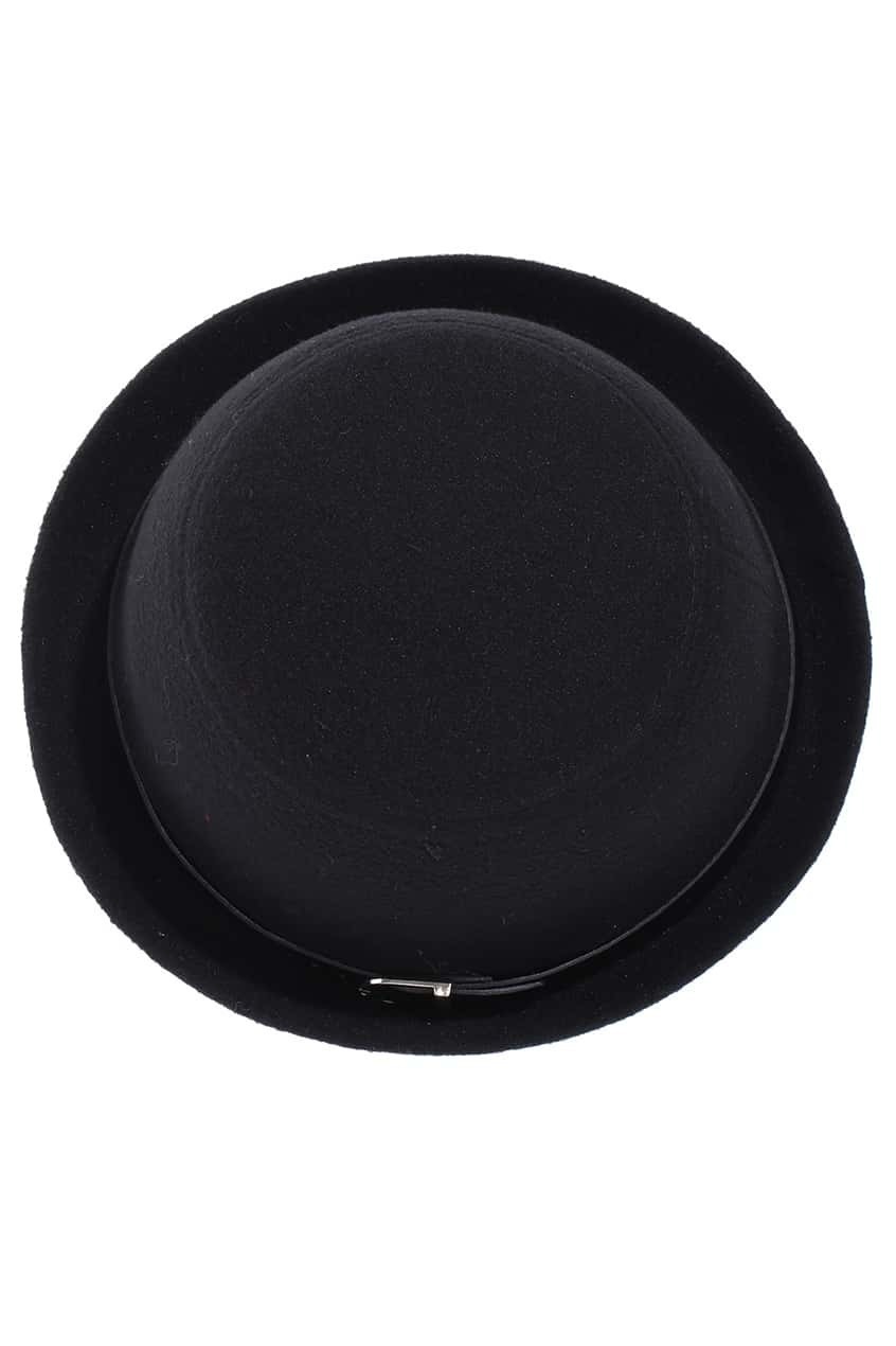 woolen fedora hat black woolen fedora hat black