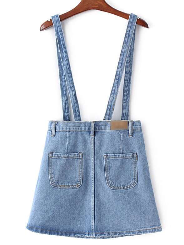 Overall Skirt Light Blue light blue zipper overall denim skirt Overall Skirt Light Blue light blue zipper overall denim skirt