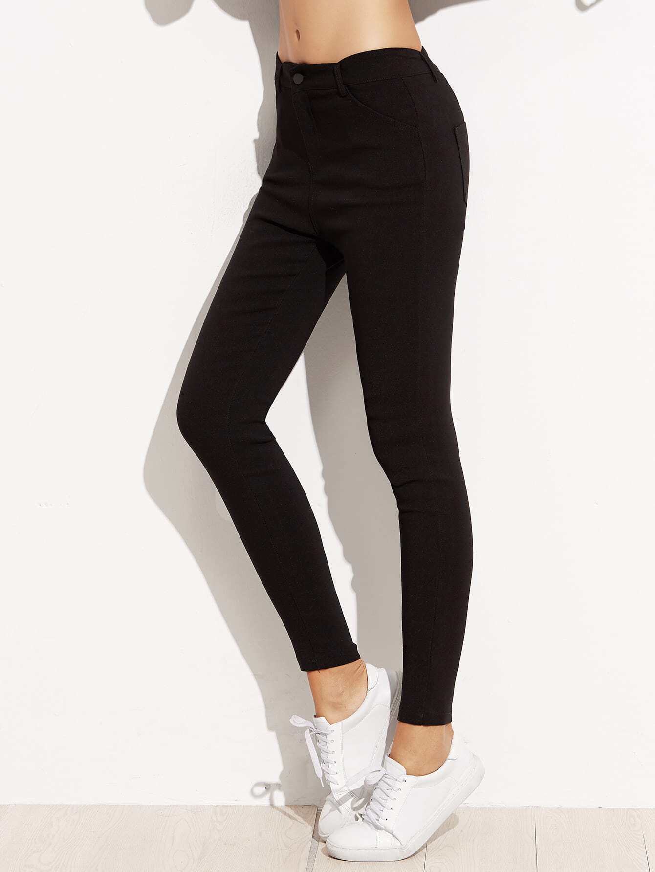 Ankle black pants Alison Gary of Wardrobe Oxygen answers which shoes look best with ankle pants by offering different footwear to style with the Lands' End Portico Ankle Pant. and adds interest to closet basics from a denim shirt to a black turtleneck sweater.