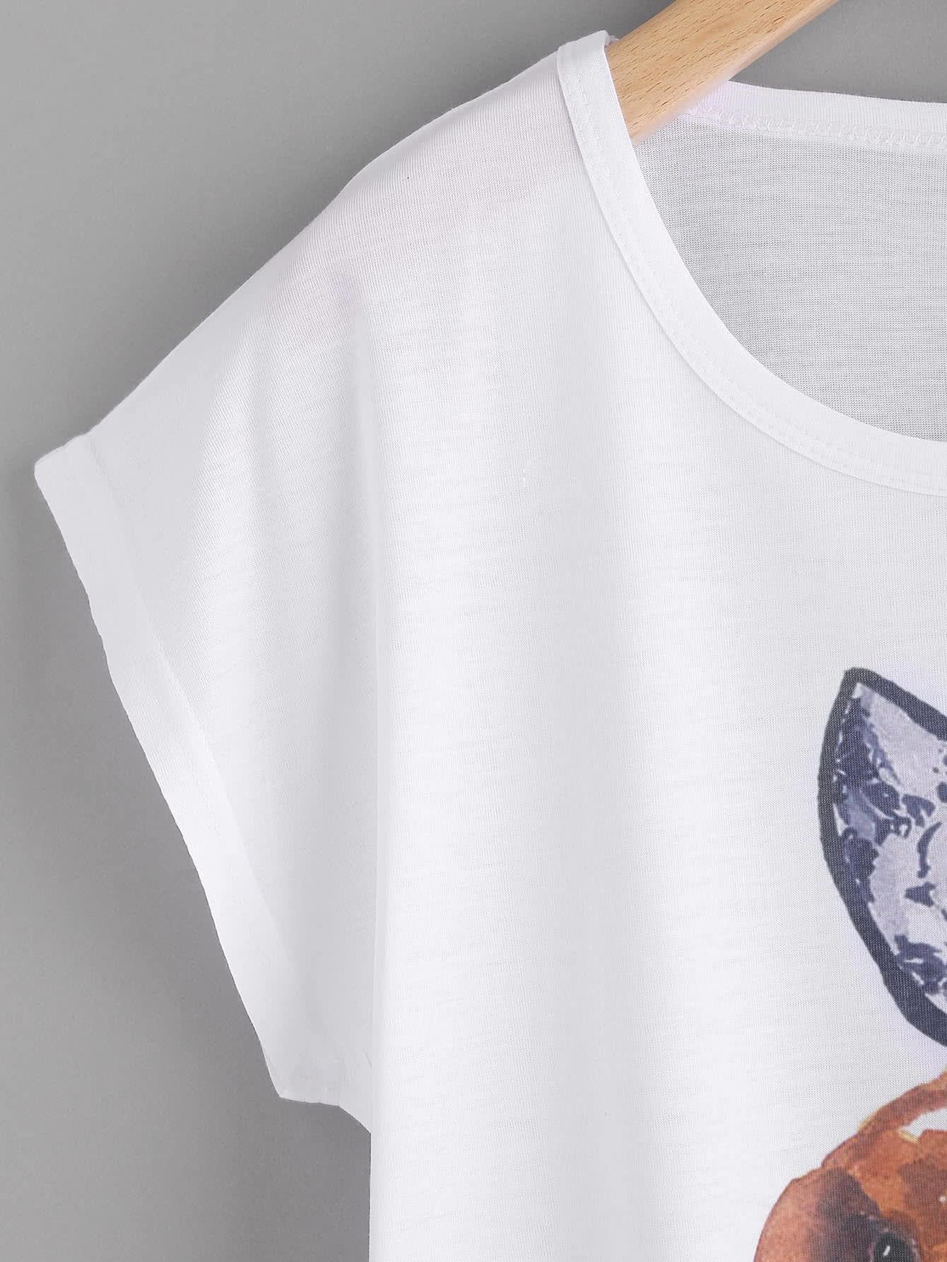 rabbit print cap sleeve rabbit print cap sleeve