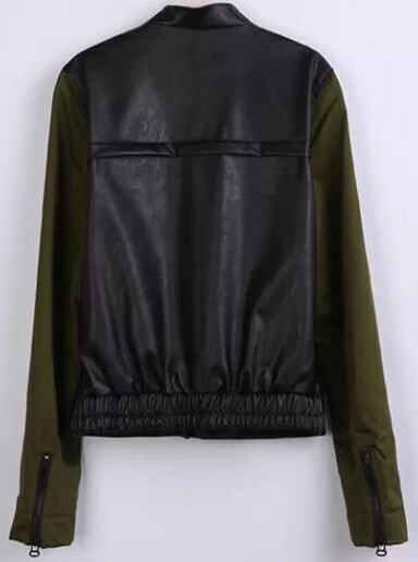 dark green long sleeve jacket