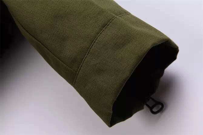 dark green long sleeve jacket