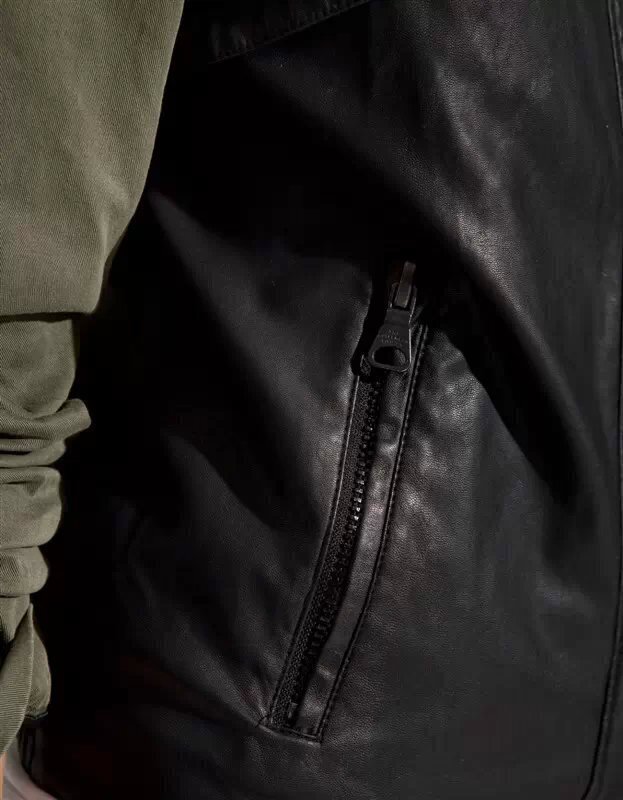 dark green long sleeve jacket