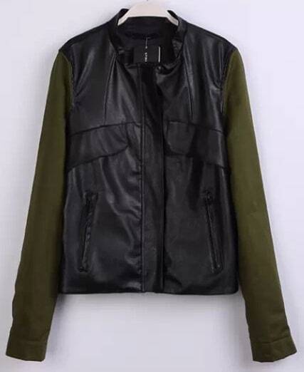 dark green long sleeve jacket