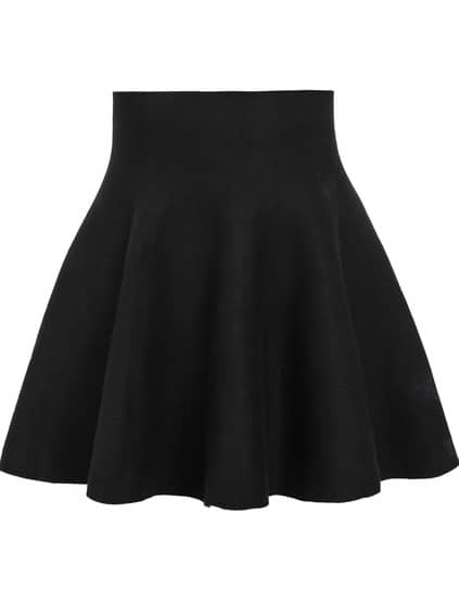 High Waist Ruffle Skirt