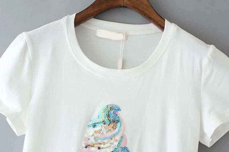 ice cream pattern shirt
