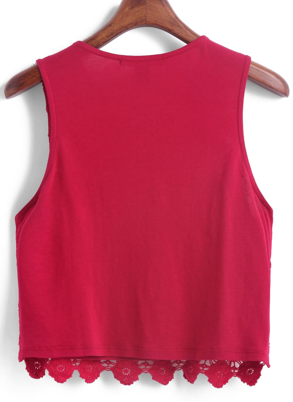 Lace Crop Tank TopFor Womenromwe