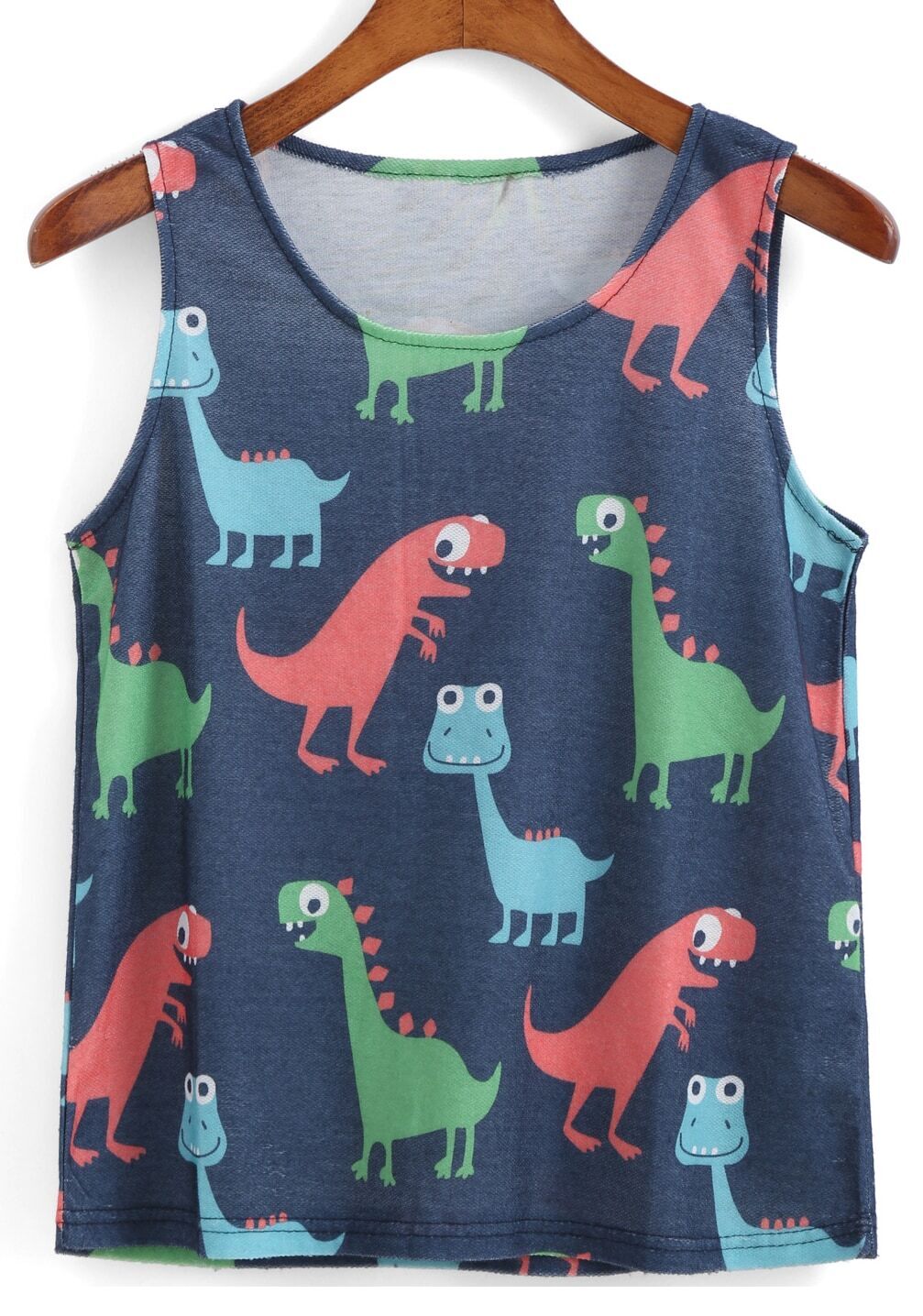 Dinosaur Print Tank TopFor Womenromwe