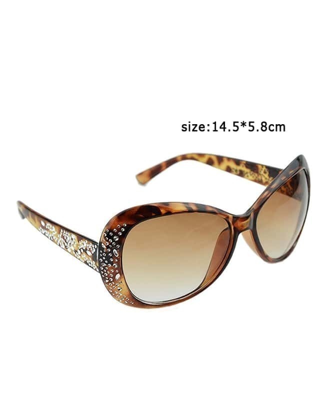 Summer Style Oversized Leopard SunglassesFor Womenromwe
