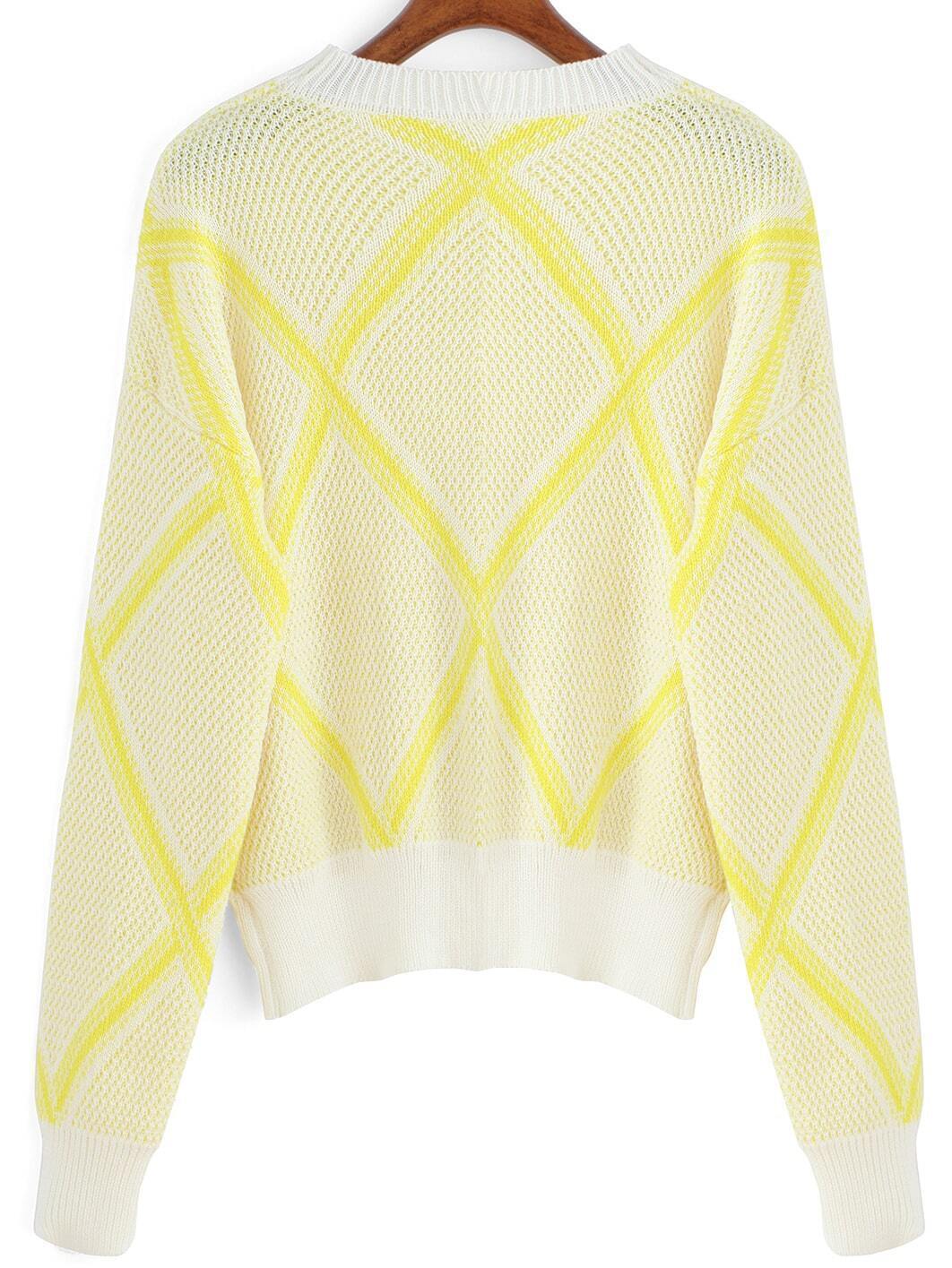 geometric shape sweater