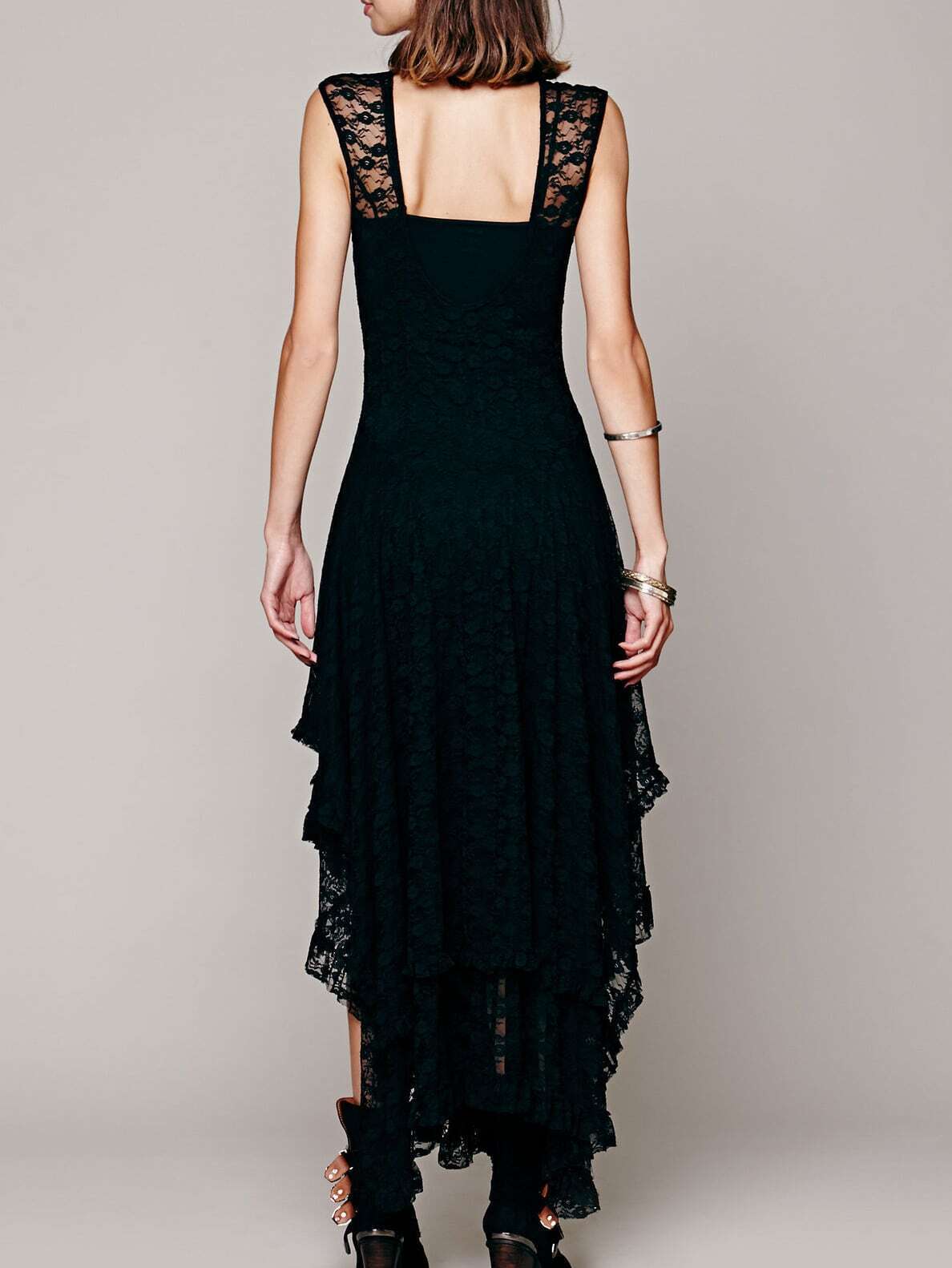 layered asymmetrical dress