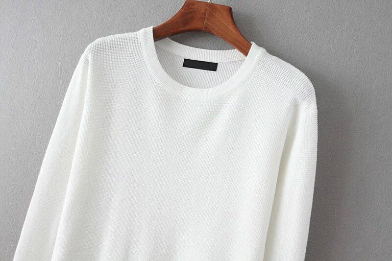 white sweater long sleeve