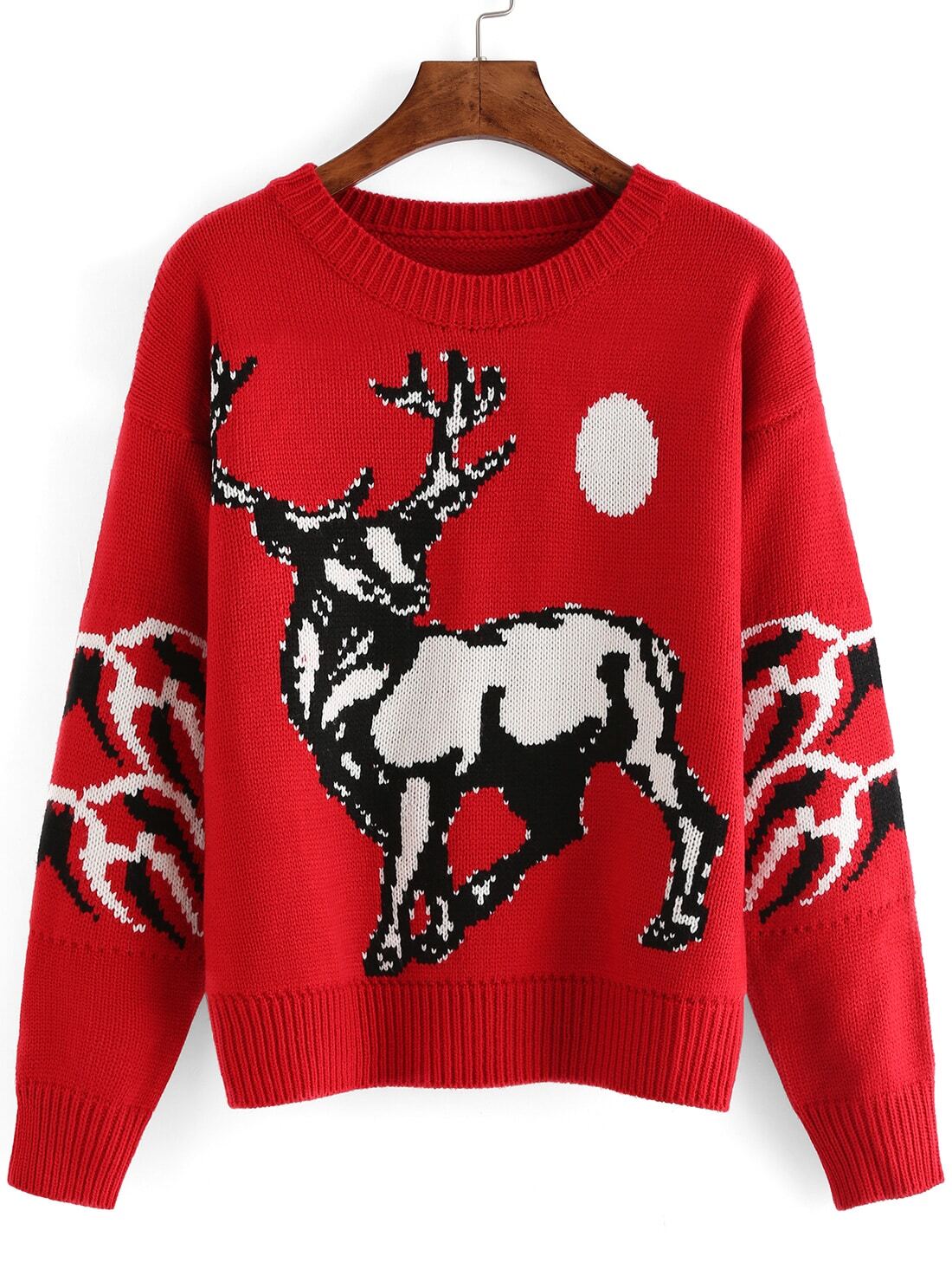 sweater with deer