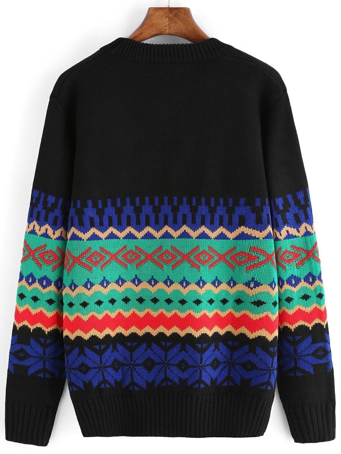aztec design jumper