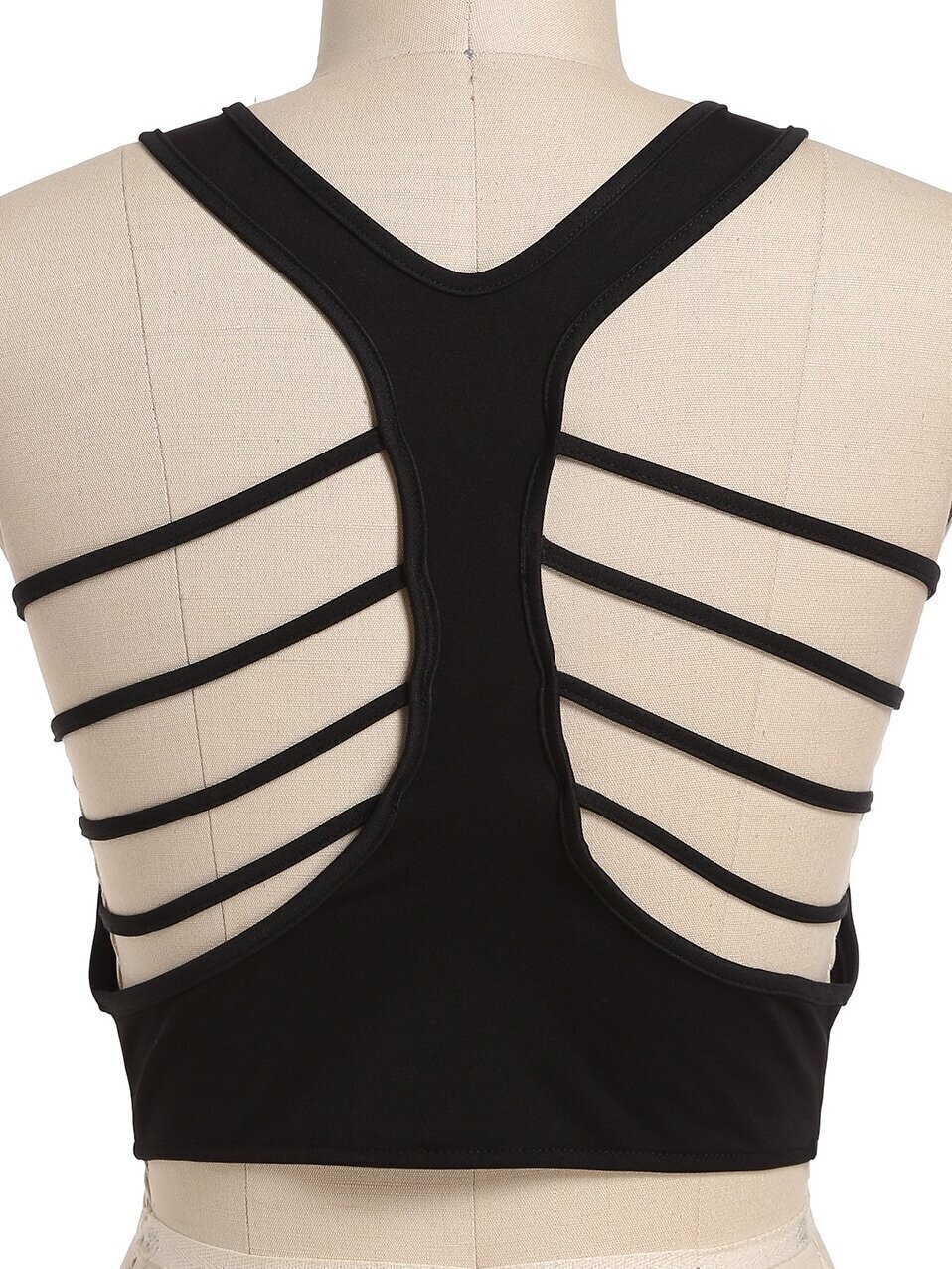 YBack Hollow Tank TopFor Womenromwe