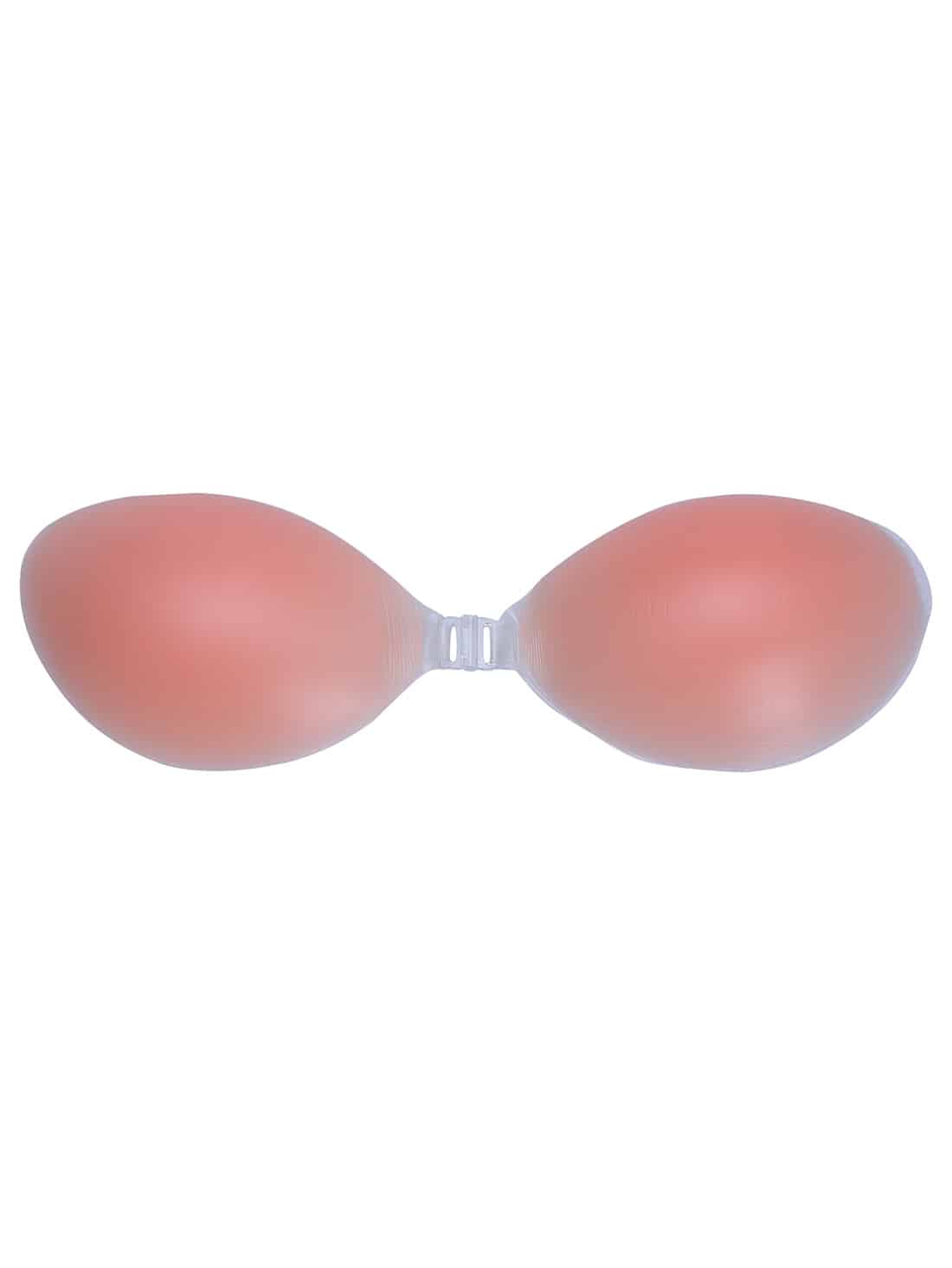 Nude Backless Silicone Gel Push Up Strapless Invisible Bra