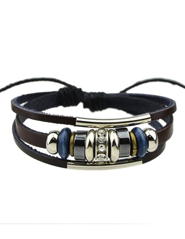 Pu Leather Adjustable Bracelet