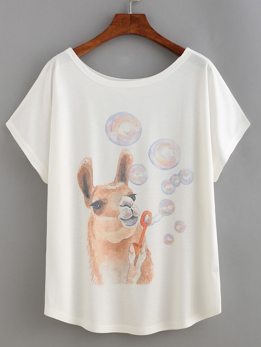 Alpaca Print T-shirt