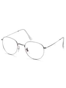 Silver Frame Clear Lens Glasses