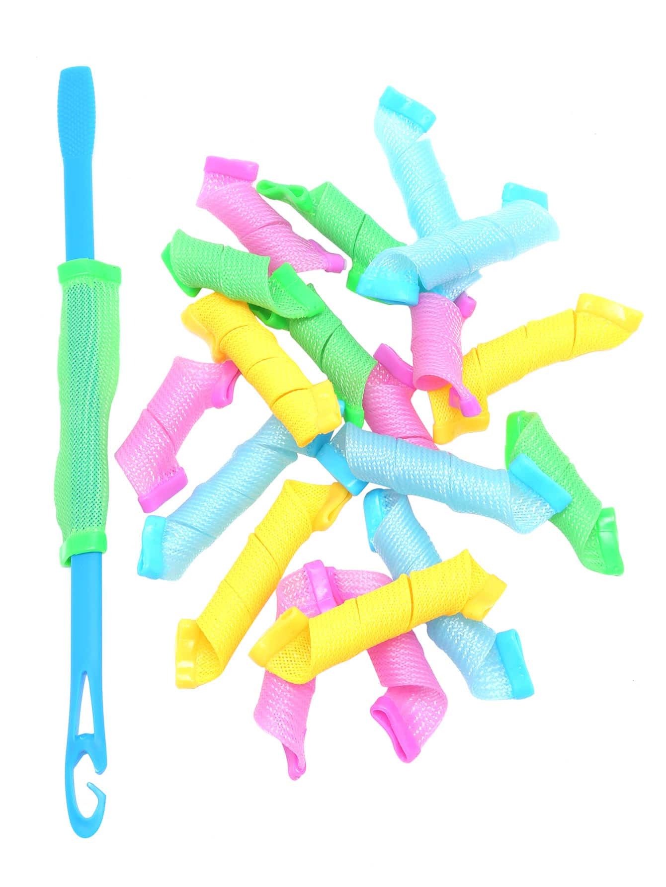 Multicolor Hair Curlers Rollers Perm Rods