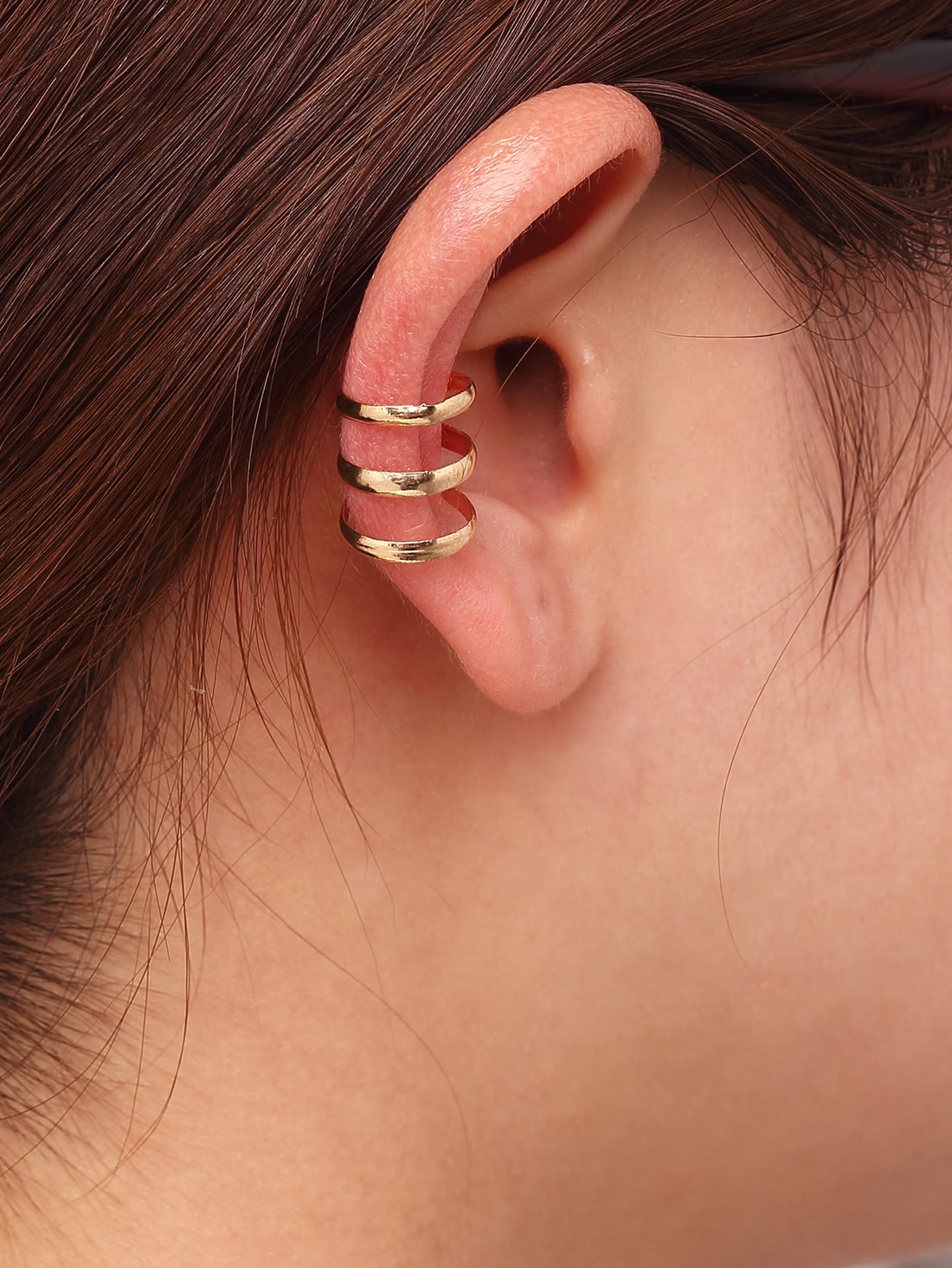 Gold Hollow Out Ear Cuff