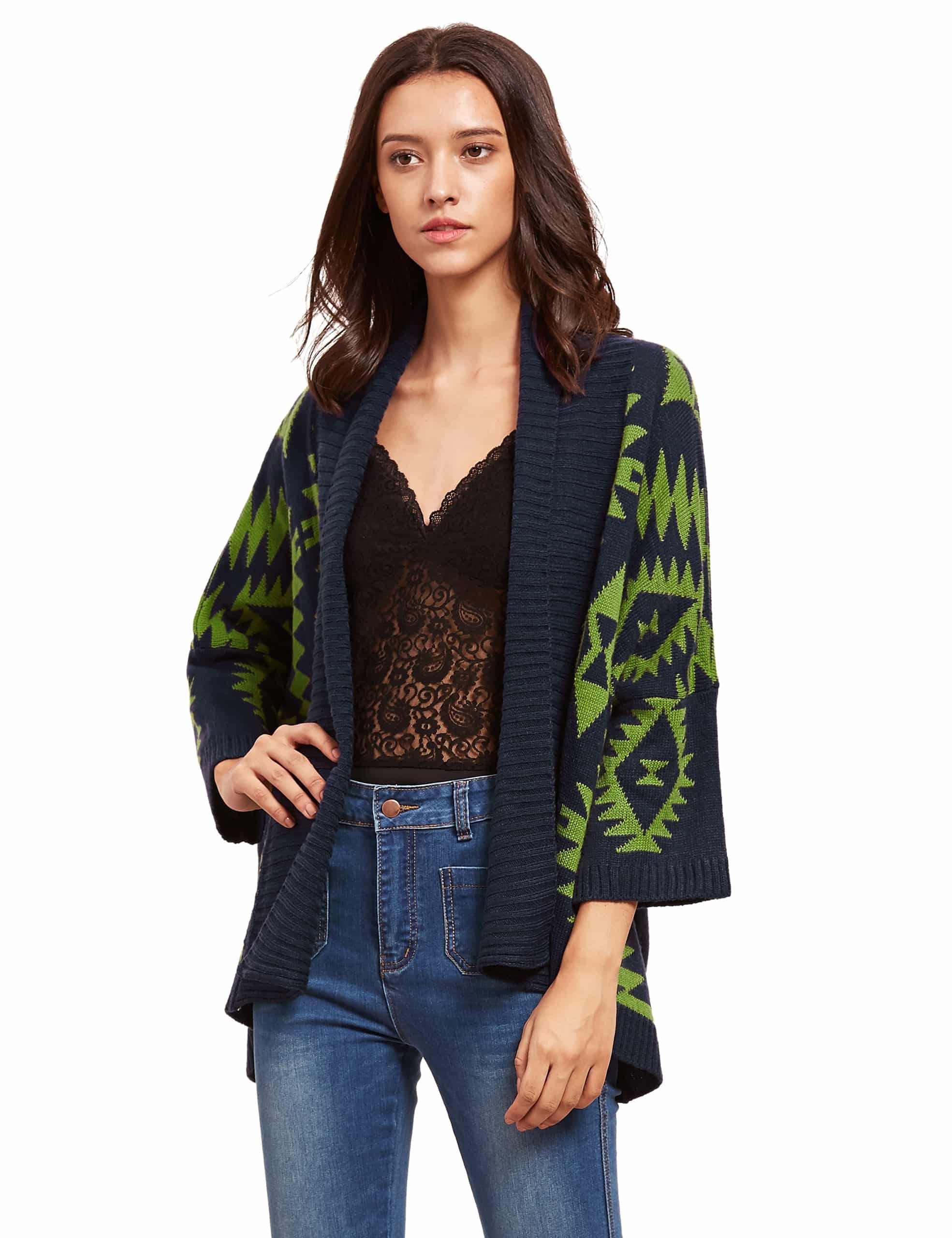geometric shape sweater