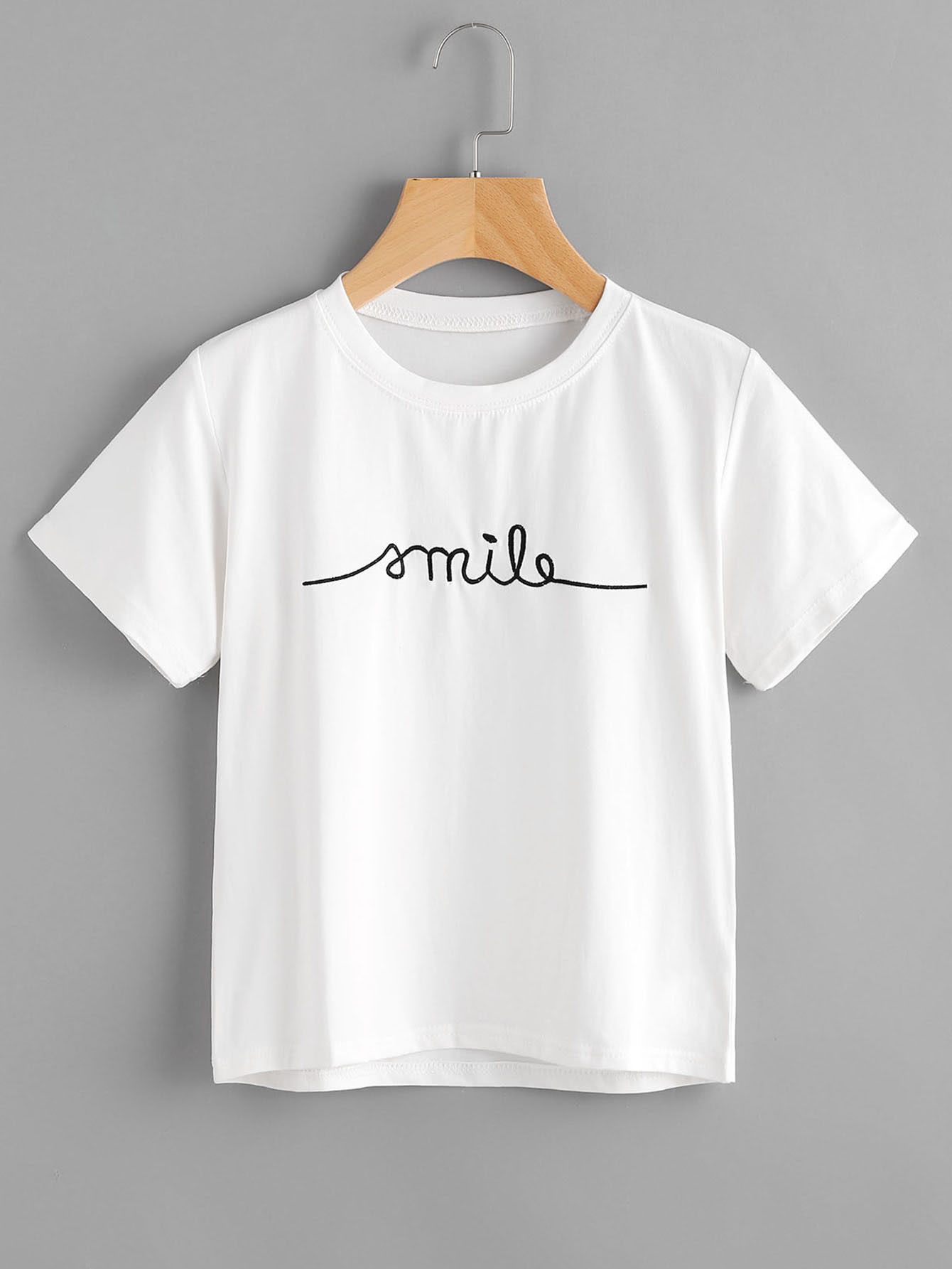 Letter Print T-shirt