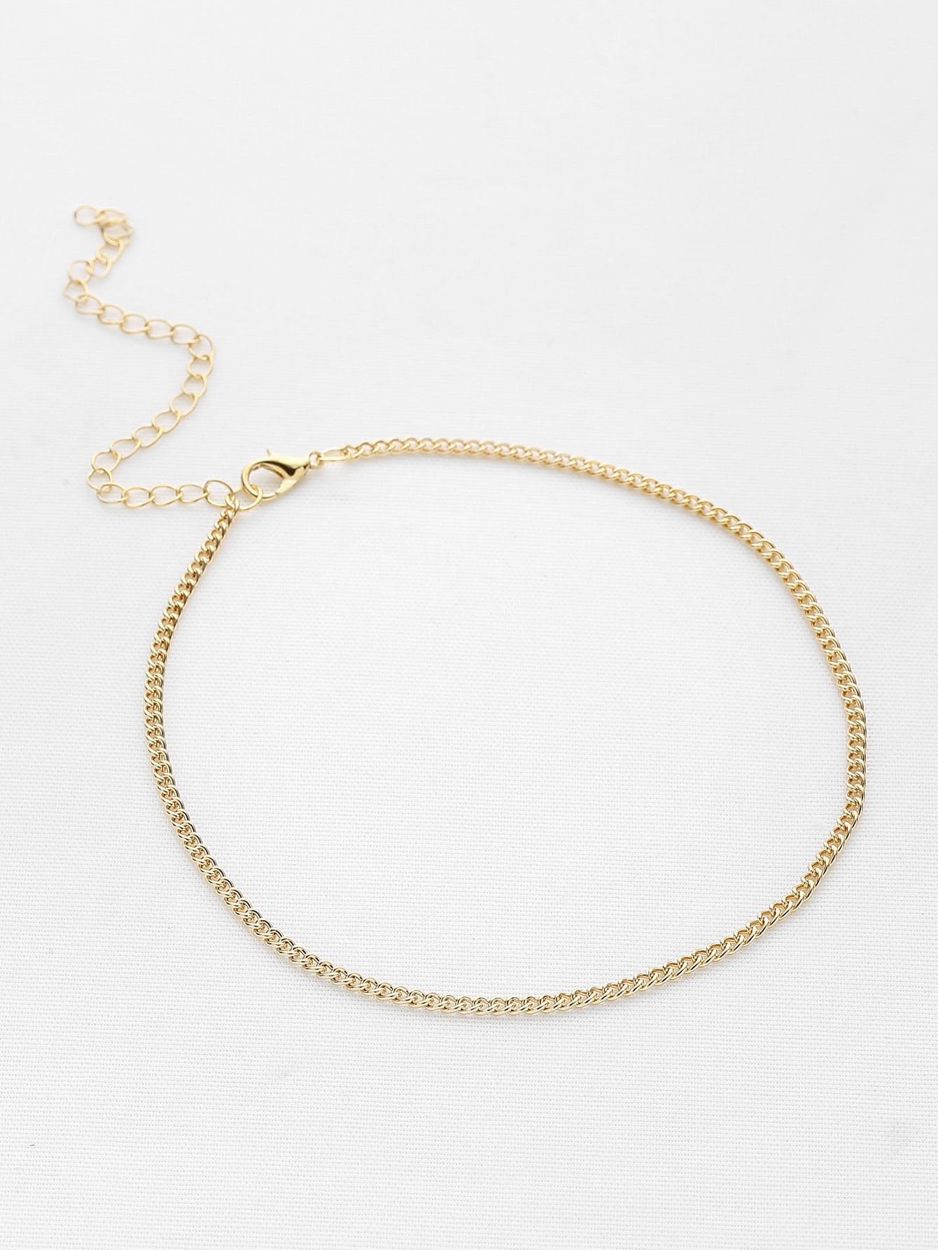 Metal Minimalist Chain Choker
