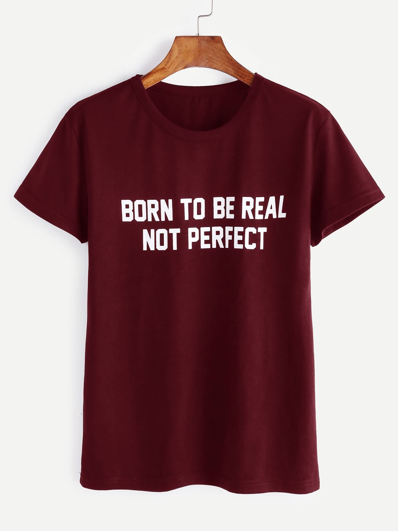 Slogan Print T-shirt