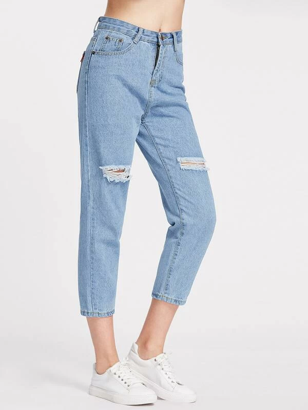 romwe boyfriend jeans