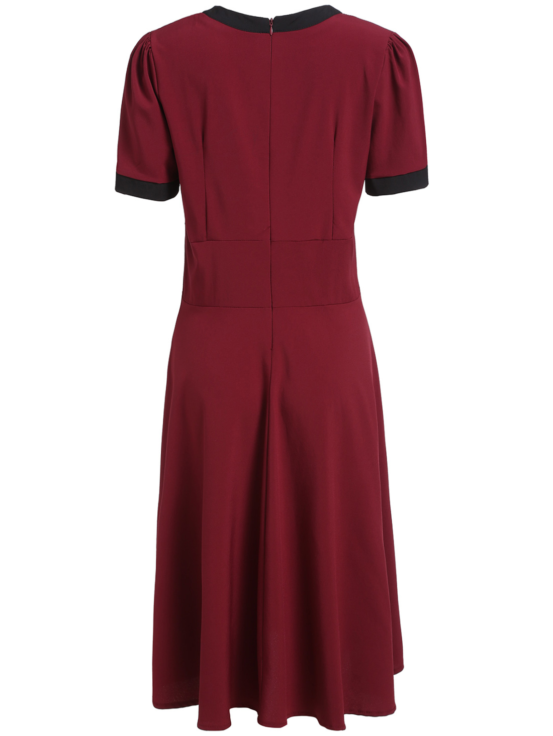 contrast sleeve pleated dress contrast sleeve pleated dress