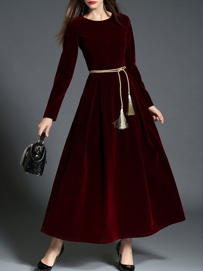 velvet maxi
