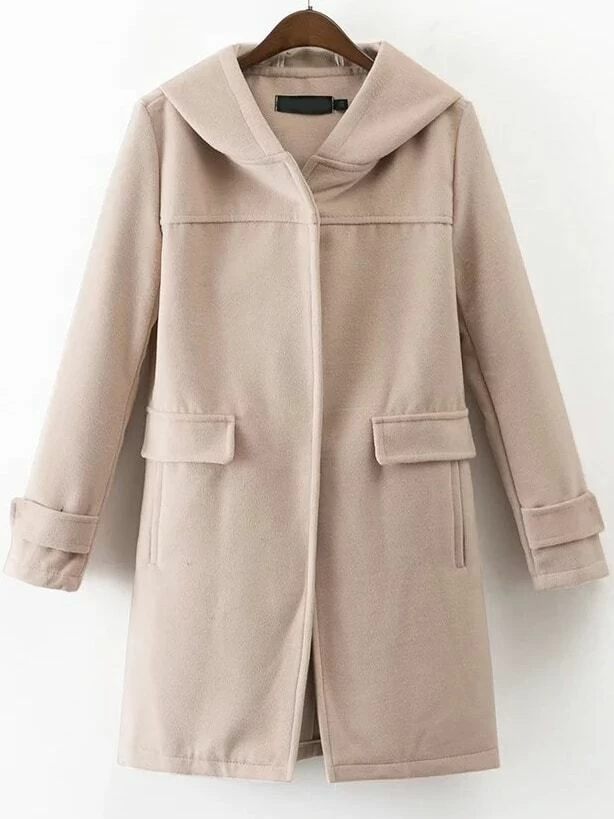 manteau avec poche devant