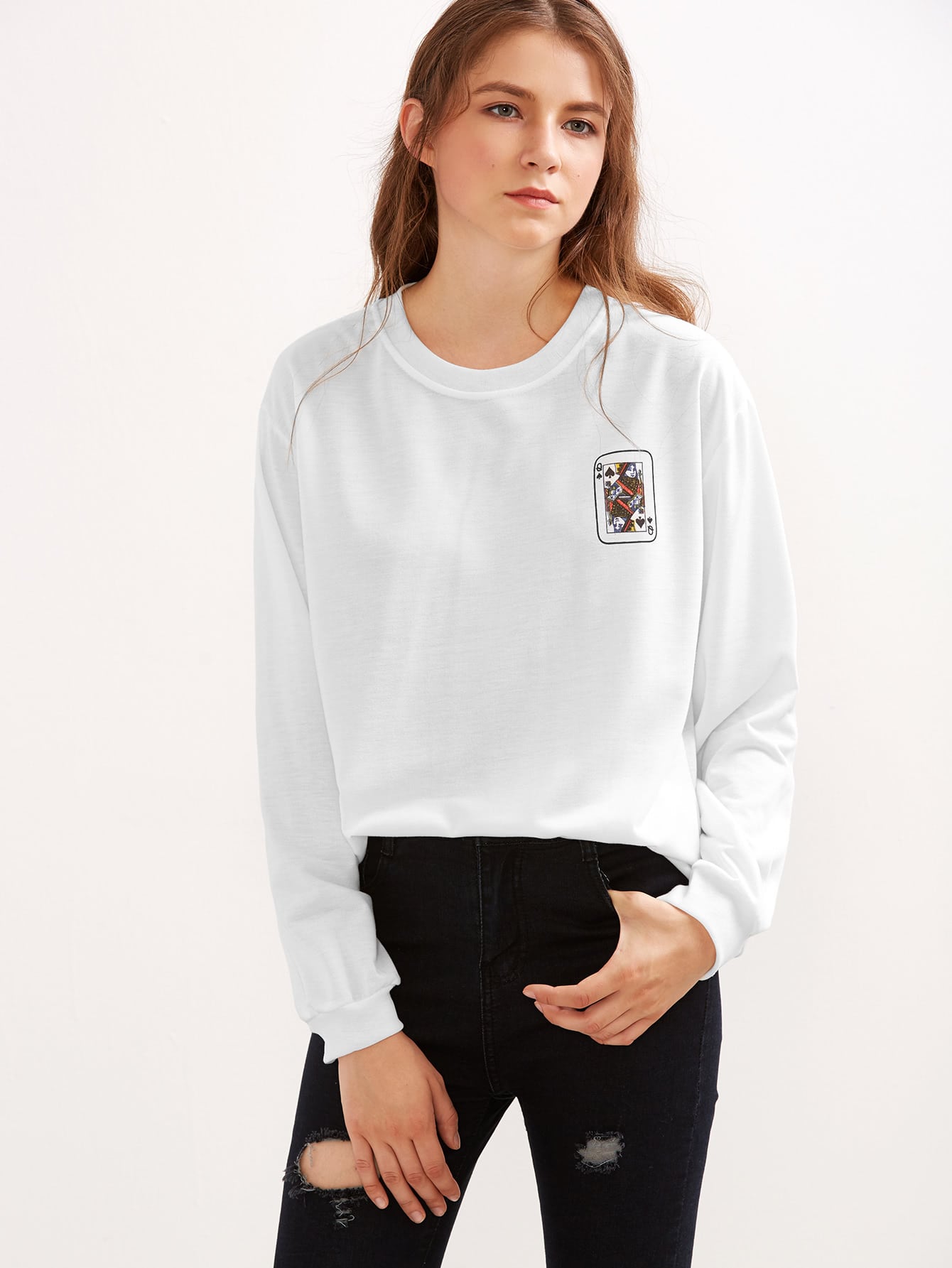 queen of spades sweatshirt