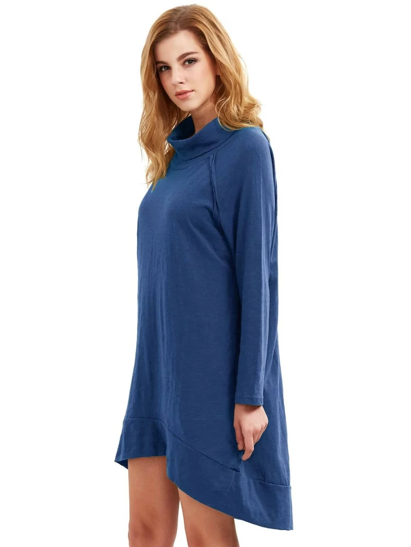 Long Sleeve High Low Dress