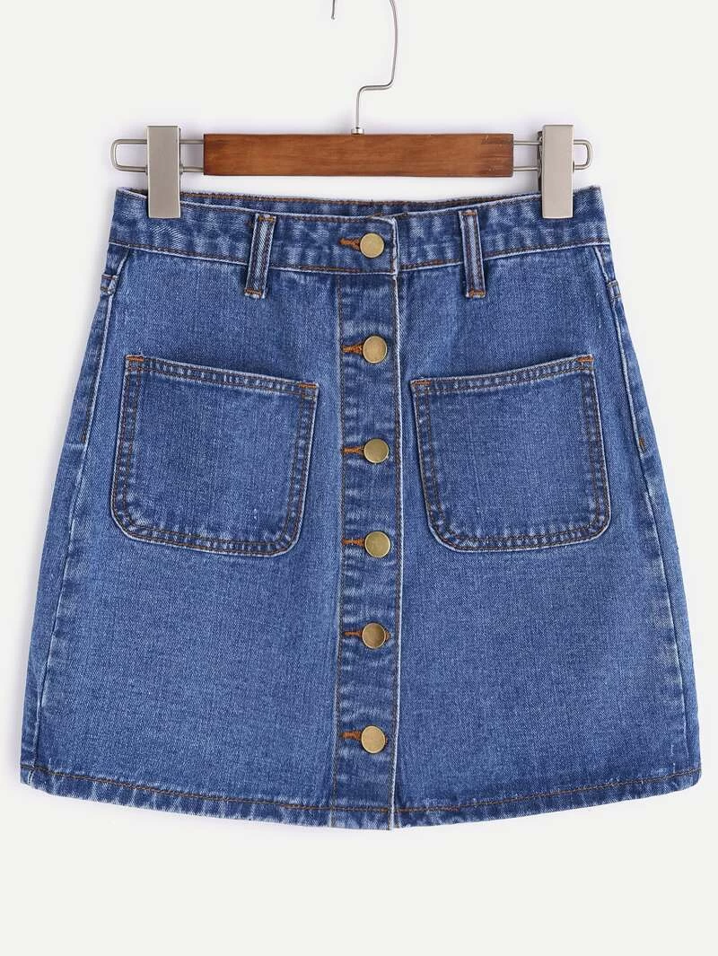 Fashion week Pockets Denim for woman Fashion style Pockets Denim for woman