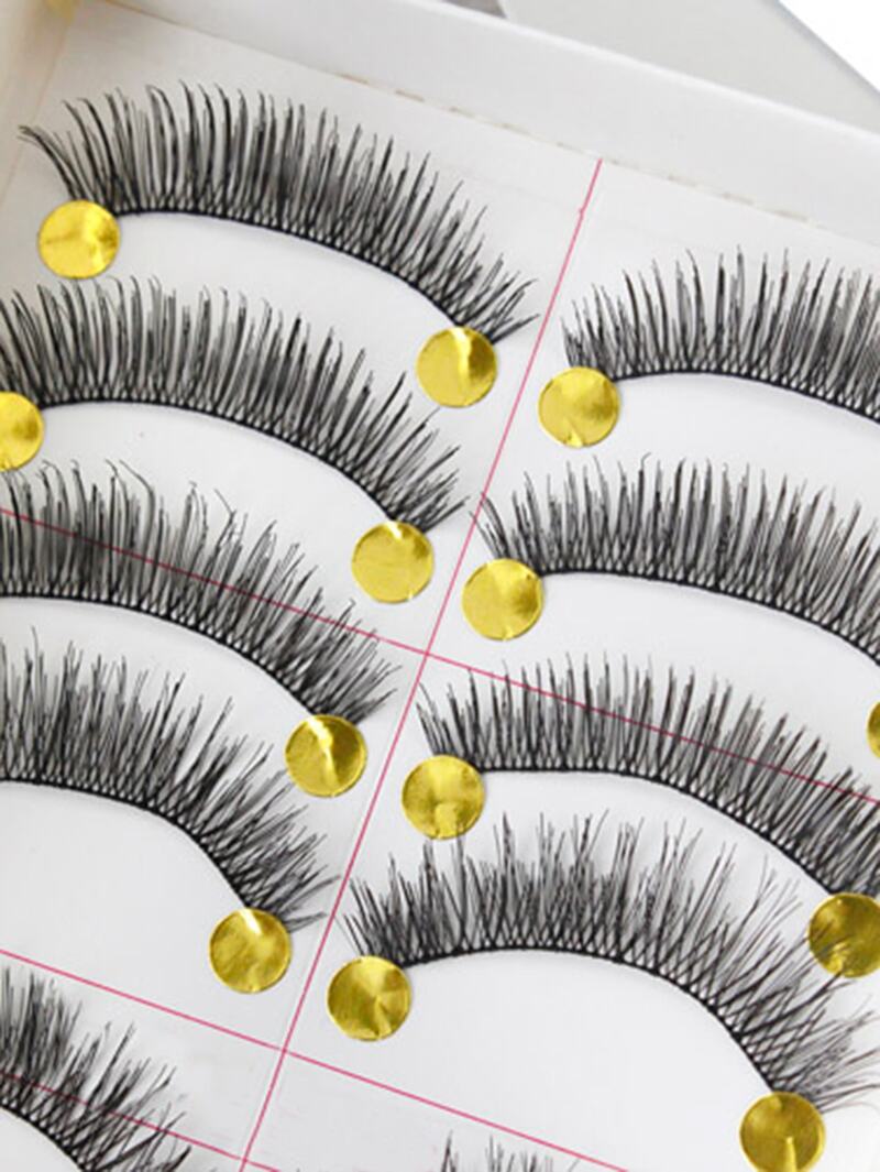 

Long False Eyelashes Set, Black