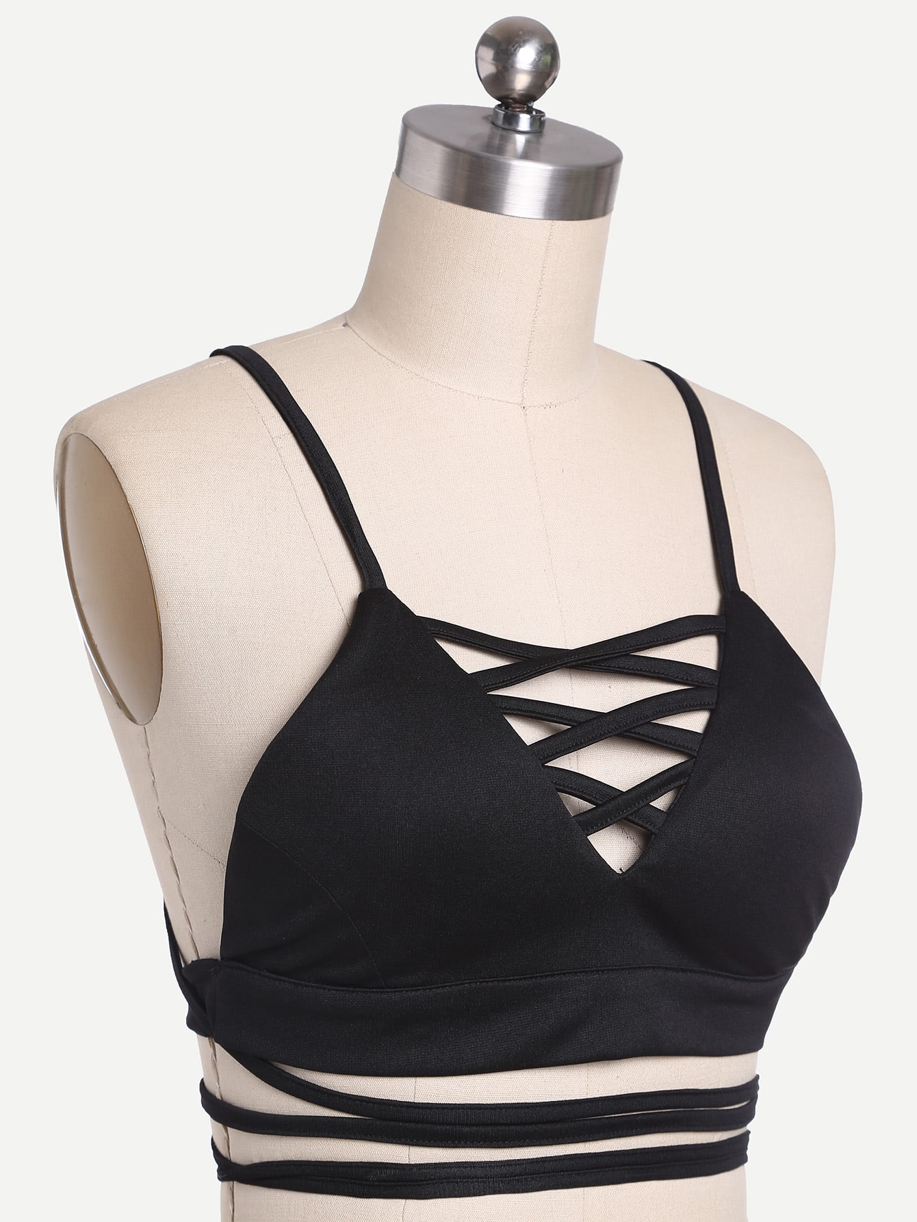 sostenes con tiras cruzadas