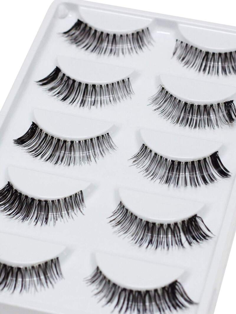 

Thick False Eyelashes 5 Pair, Black