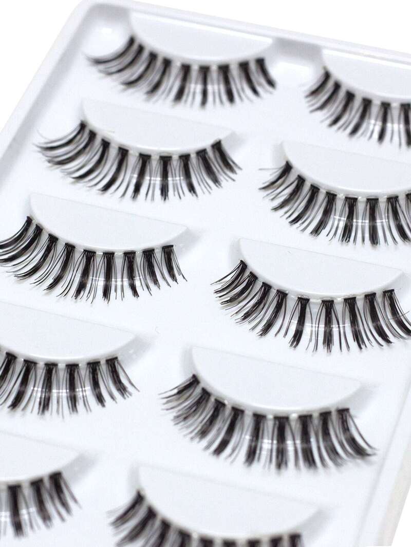 

False Eyelashes 5 Pair, Black