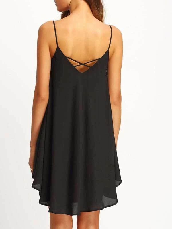 criss cross back sundress