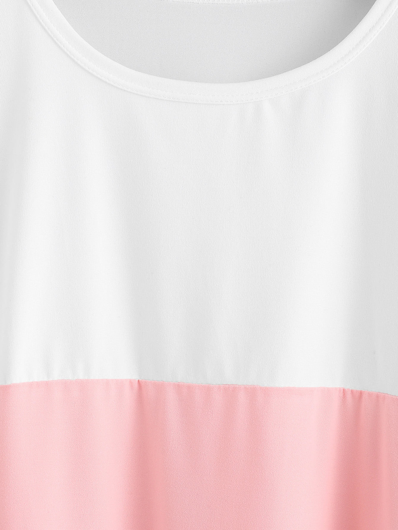 

Two Tone Tee, Multicolor