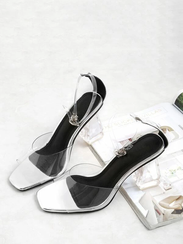 clear top sandals