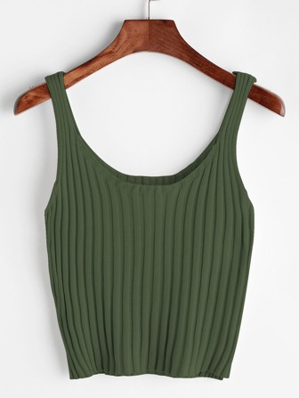 Geripptes Tank Top