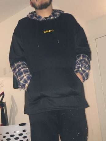 Guys tartan hoodie Clearance